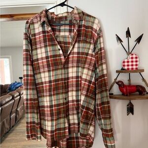 Eddie Bauer button up flannel
